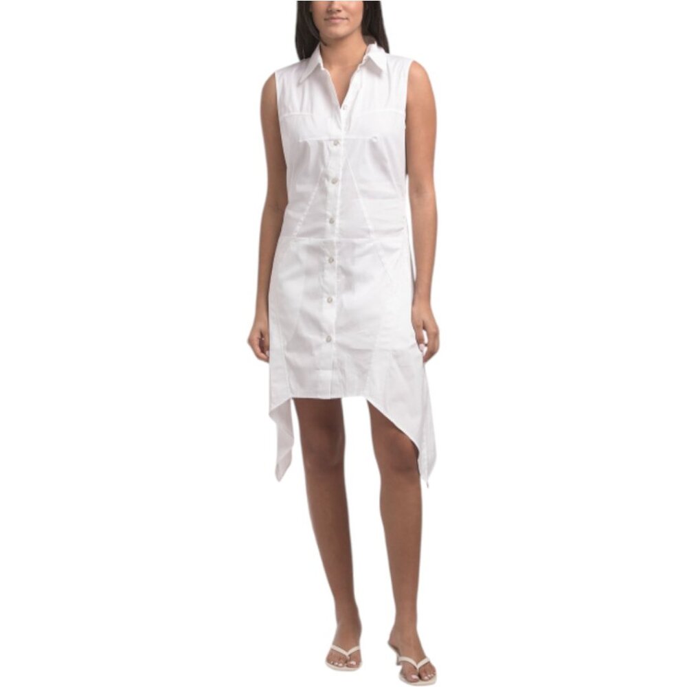 HELMUT LANG Bustier Shirt Mini Dress